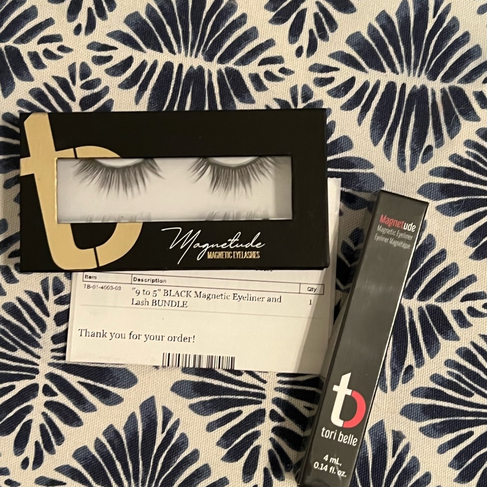 New Tori Belle magnetic liner and lashes- 9-5 lashes